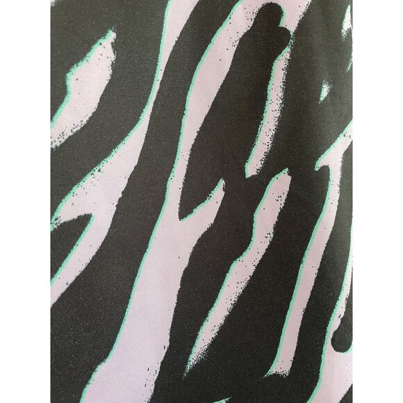 ASOS Women's Half Zip Activewear Top Purple/Black Long Sleeve Size 10 US - Picture 2 of 7